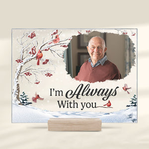 Custom Photo You Are My Forever - Memorial Personalized Custom Acrylic Plaque - Christmas Gift, Sympathy Gift For Family Members