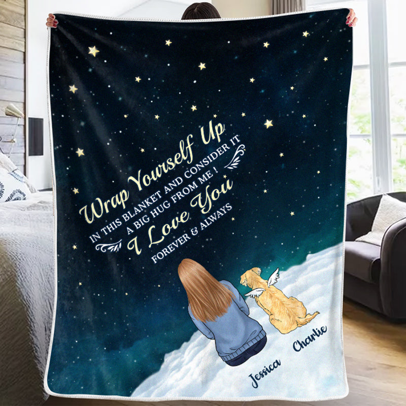 I Miss You More Each Day Memorial Personalized Custom Blanket Christmas Gift Sympathy Gift For Pet Owners Pet Lovers