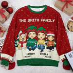 Custom Name Christmas Family Gifts - Personalized Sweatshirt