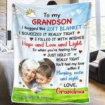 Custom Photo To My Special Granddaughter - Family Personalized Custom Blanket - Christmas Gift From Mom, Grandma