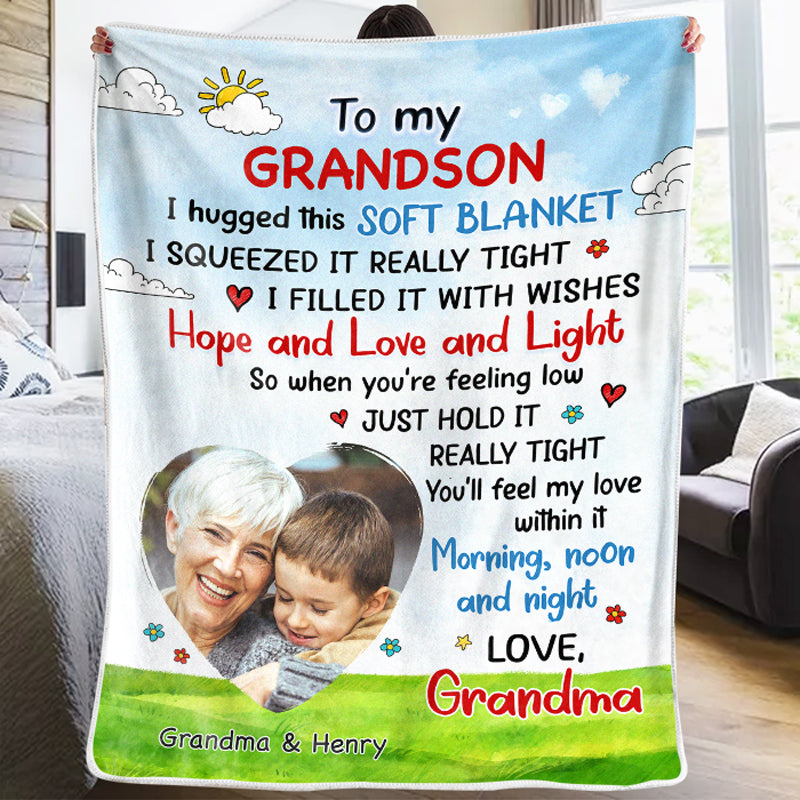 TURMTF Custom Photo with Name for Mom Dad Grandma Grandpa, Birthday for Mom  Dad, Personalized Blanket to Mom Gift from Daughter Son, Best Mom Gifts