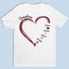 The Best Grandma In The World - Family Personalized Custom Unisex T-shirt, Hoodie, Sweatshirt - Mother's Day, Birthday Gift For Grandma
