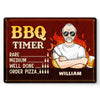 Keep Calm, It's BBQ Time - Family Personalized Custom Home Decor Metal Sign - Father's Day, House Warming Gift For Dad