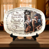 Custom Photo Next To You Is My Favorite Place - Couple Personalized Custom Platter - Gift For Husband Wife, Anniversary