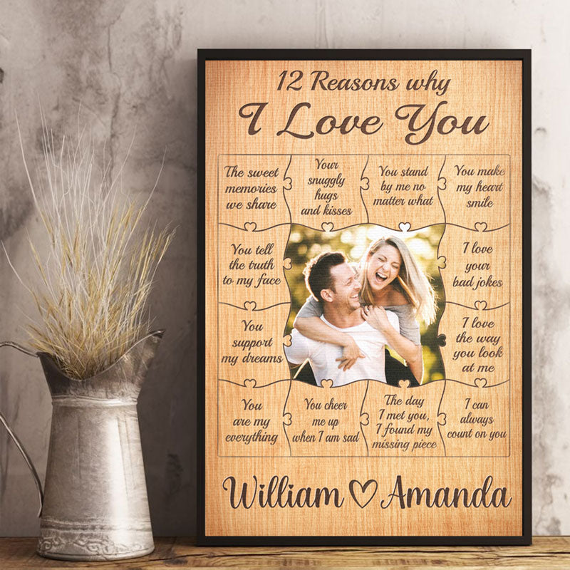Custom Photo The Sweet Memories We Share - Couple Personalized Custom Vertical Poster - Gift For Husband Wife, Anniversary