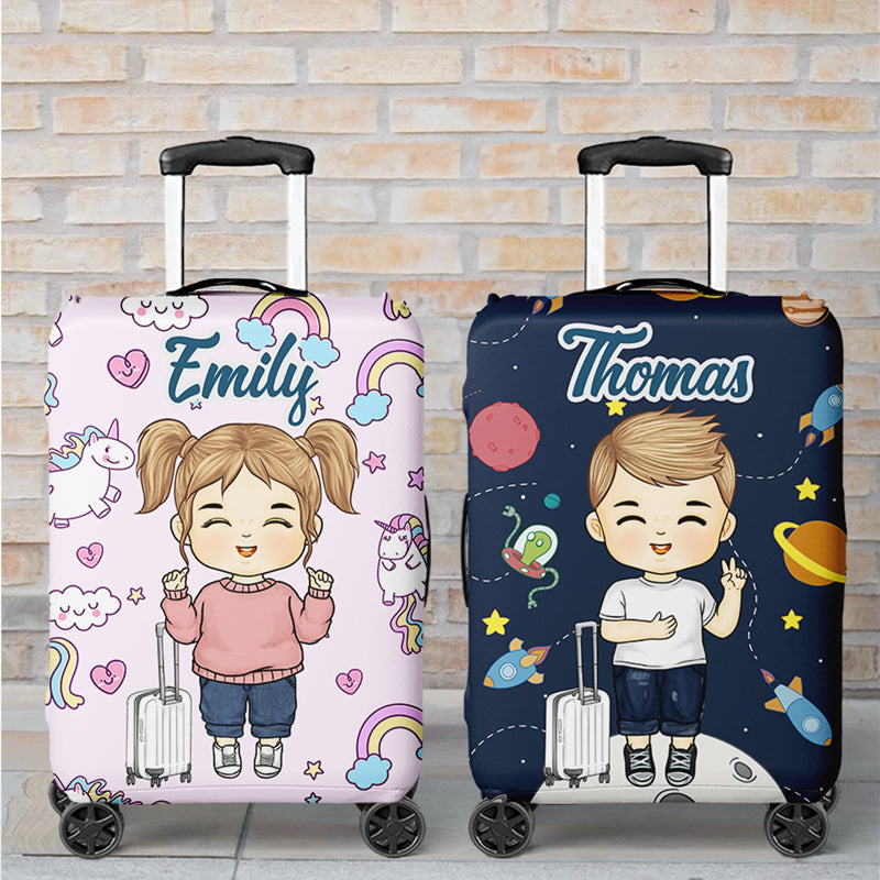 Personalized Custom Luggage Cover - Gift For Traveling Lovers, Travel -  Pawfect House