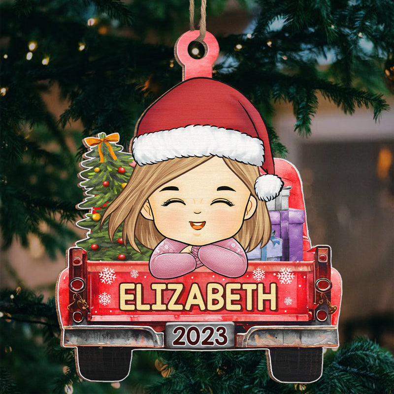 I'm Dreaming Of A White Christmas - Family Personalized Custom Ornament - Wood Custom Shaped - Christmas Gift For Family Members