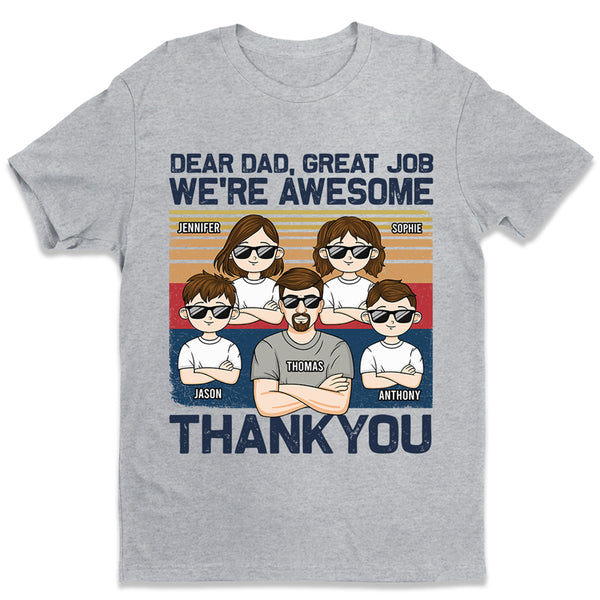 Personalized Dad Shirt Thanks for Always Saying Yes, Gift for Dad