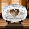 Custom Photo You Are My Missing Piece - Couple Personalized Custom Platter - Gift For Husband Wife, Anniversary