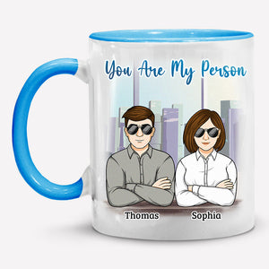 Awesome Coworkers - Coworker Personalized Custom Accent Mug - Gift For Coworkers, Work Friends, Colleagues