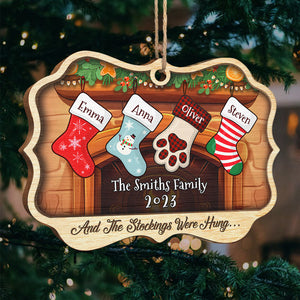 The Joy Of Christmas Is Family - Family Personalized Custom Ornament - Wood Benelux Shaped - Christmas Gift For Family Members