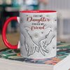 First My Mother Forever My Friend - Family Personalized Custom Accent Mug - Gift For Mom, Daughter