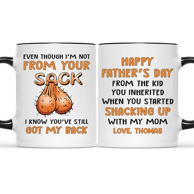 My Amazing Step Dad - Family Personalized Custom Accent Mug - Father's Day, Birthday Gift For Dad