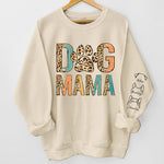 Proud To Be A Fur Mama - Dog & Cat Personalized Custom Unisex Sweatshirt With Design On Sleeve - Gift For Pet Owners, Pet Lovers