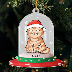 Have A Furry Christmas - Dog & Cat Personalized Custom Ornament - Acrylic Custom Shaped - Christmas Gift For Pet Owners, Pet Lovers