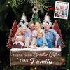 Family Custom Photo Warm Winter Wishes - Family Personalized Custom Ornament - Wood Custom Shaped - Christmas Gift For Family Members