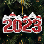 It's Christmas Time - Family Personalized Custom Ornament - Acrylic Custom Shaped - Christmas Gift For Family Members