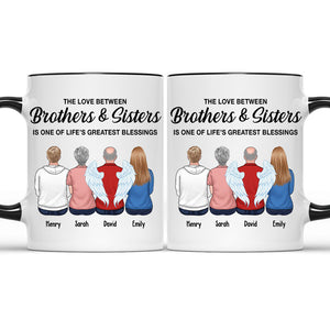 Brothers Sisters The Greatest Gifts Ever - Family Personalized Custom Accent Mug - Gift For Siblings, Brothers, Sisters