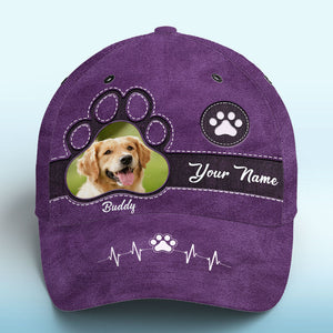 Custom Photo A Pet's Love Can Make Even The Worst Day Better - Dog & Cat Personalized Custom Hat, All Over Print Classic Cap - Gift For Pet Owners, Pet Lovers