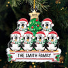 Family Is The Best Part Of Christmas - Family Personalized Custom Ornament - Acrylic Custom Shaped - Christmas Gift For Family Members
