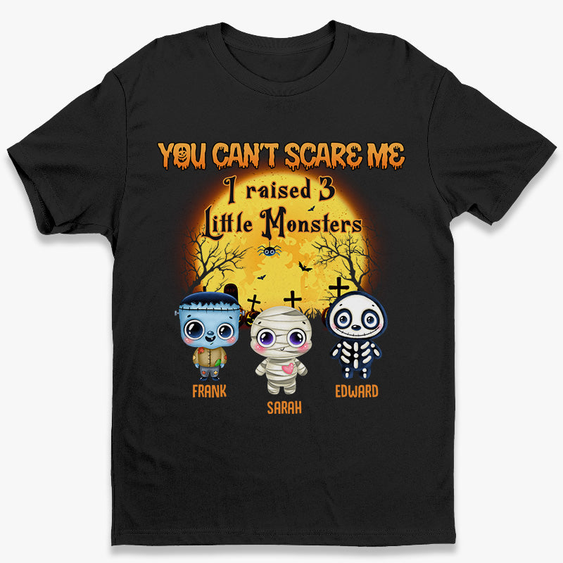 You Can't Scare Me - Family Personalized Custom Unisex T-shirt, Hoodie, Sweatshirt - Halloween Gift, Gift For Grandma, Grandpa