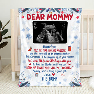 Custom Photo You Will Be An Amazing Mother - Family Personalized Custom Baby Blanket - Baby Shower Gift, Christmas Gift For First Mom
