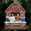 Siblings Custom Photo Enjoy The Christmas Season Together - Family Personalized Custom Ornament - Wood Custom Shaped - Christmas Gift For Siblings, Brothers, Sisters, Cousins, Friends