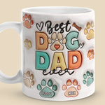 Custom Name Dog Dad Gifts for Pet Lovers - Personalized Mugs