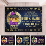Only Good May Enter Here - Personalized Custom Home Decor Witch Decorative Mat - Halloween Gift For Witches, Yourself