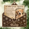 Custom Photo I Love You All Dearly - Memorial Personalized Custom Ornament - Wood Custom Shaped - Christmas Gift, Sympathy Gift For Pet Owners, Pet Lovers