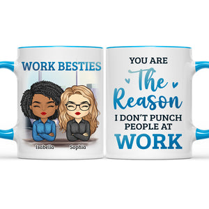 You're My Favorite Coworker - Coworker Personalized Custom Accent Mug - Gift For Coworkers, Work Friends, Colleagues