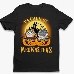 Mother Of Meownsters - Cat Personalized Custom Unisex T-shirt, Hoodie, Sweatshirt - Halloween Gift For Pet Owners, Pet Lovers