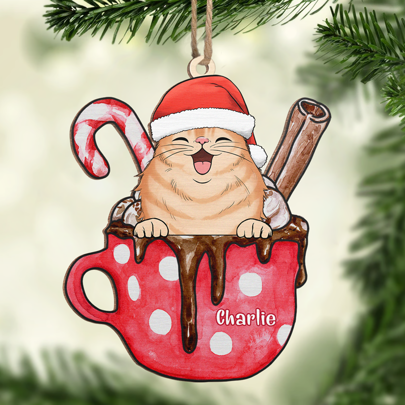 We Woof You A Meowy Christmas - Dog & Cat Personalized Custom Ornament - Wood Custom Shaped - Christmas Gift For Pet Owners, Pet Lovers