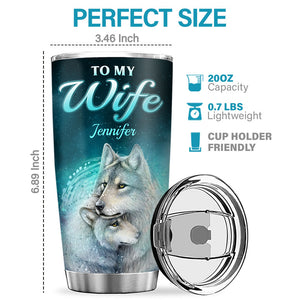 Meeting You Was A Fate To My Wife - Couple Personalized Custom Tumbler - Gift For Husband Wife, Anniversary