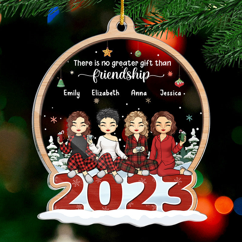 Greatest Gift For This Christmas - Bestie Personalized Custom Ornament - Acrylic Custom Shaped - Christmas Gift For Best Friends, BFF, Sisters