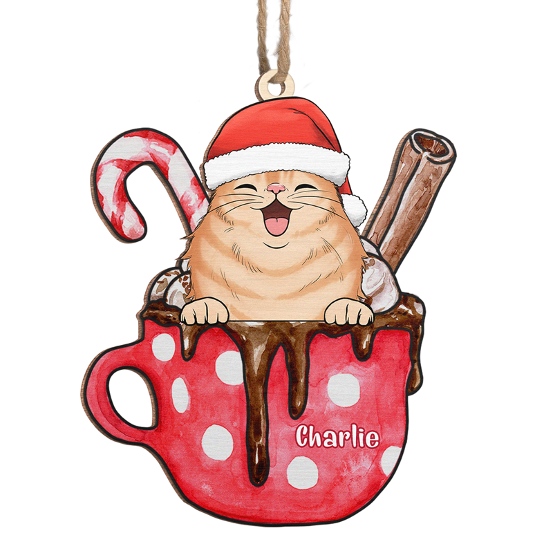 We Woof You A Meowy Christmas - Dog & Cat Personalized Custom Ornament - Wood Custom Shaped - Christmas Gift For Pet Owners, Pet Lovers