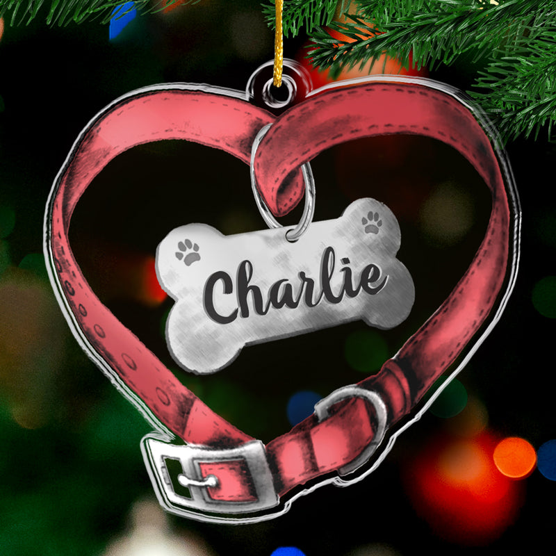 Together Forever Never Apart - Memorial Personalized Custom Ornament - Acrylic Custom Shaped - Christmas Gift, Sympathy Gift For Pet Owners, Pet Lovers
