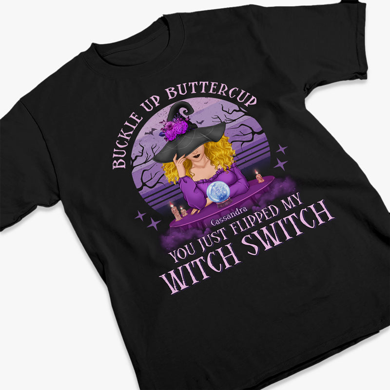 Witch Tshirt Buckle Up Buttercup Mom Halloween Witches Shirt