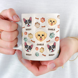 Cuteness Overload - Dog Personalized Custom 3D Inflated Effect Printed Mug - Christmas Gift For Pet Owners, Pet Lovers