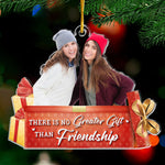 Custom Photo Friendship Christmas Gifts for Best Friends - Personalized Ornament