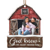 Couple Custom Photo Enjoy The Christmas Season Together - Couple Personalized Custom Ornament - Wood Custom Shaped - Christmas Gift For Husband Wife, Anniversary