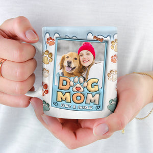 Custom Photo My Kids Have Four Feet - Dog & Cat Personalized Custom 3D Inflated Effect Printed Mug - Christmas Gift For Pet Owners, Pet Lovers