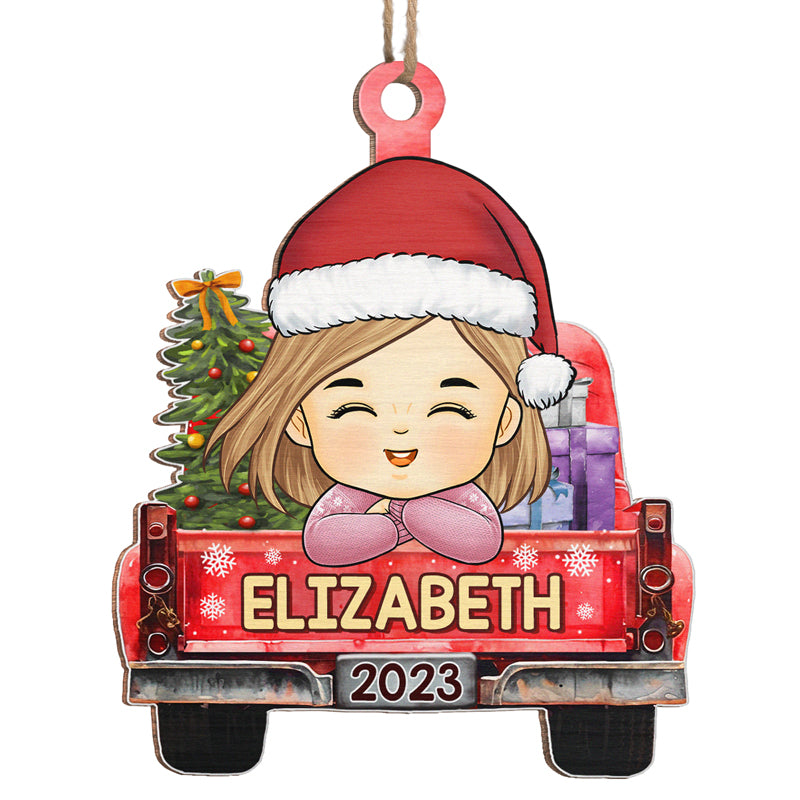 I'm Dreaming Of A White Christmas - Family Personalized Custom Ornament - Wood Custom Shaped - Christmas Gift For Family Members