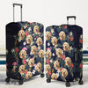 Custom Photo Furry Friends Bring Endless Joy - Dog & Cat Personalized Custom Luggage Cover - Holiday Vacation Gift, Gift For Adventure Travel Lovers, Pet Owners, Pet Lovers