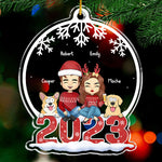 It's The Magical Time Of The Year - Dog Personalized Custom Ornament - Acrylic Custom Shaped - Christmas Gift For Pet Owners, Pet Lovers