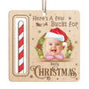 Custom Photo A Few Bucks For Lovely Christmas - Family Personalized Custom Ornament, Money Holder - Wood Custom Shaped - Christmas Gift For Baby Kids, Family Members