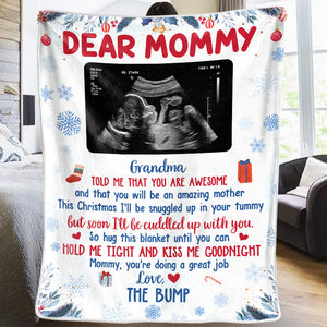 Custom Photo You Will Be An Amazing Mother - Family Personalized Custom Baby Blanket - Baby Shower Gift, First Christmas Gift, Christmas Gift For First Mom