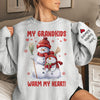 My Greatest Blessings Call Me Grandma - Family Personalized Custom Unisex Sweatshirt With Design On Sleeve - Christmas Gift For Mom, Grandma