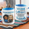 You're My Favorite Coworker - Coworker Personalized Custom Accent Mug - Gift For Coworkers, Work Friends, Colleagues