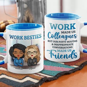 You're My Favorite Coworker - Coworker Personalized Custom Accent Mug - Gift For Coworkers, Work Friends, Colleagues